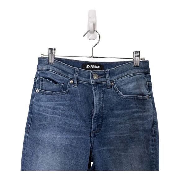 Express high rise legging size 4p petite stretch - Picture 2 of 7